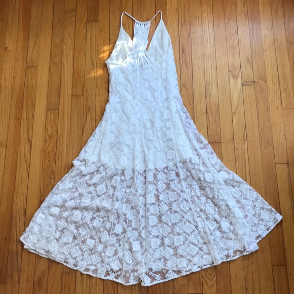 REBECCA MINKOFF Falcon White Lace Dress SZ 2 - Picture 4 of 11